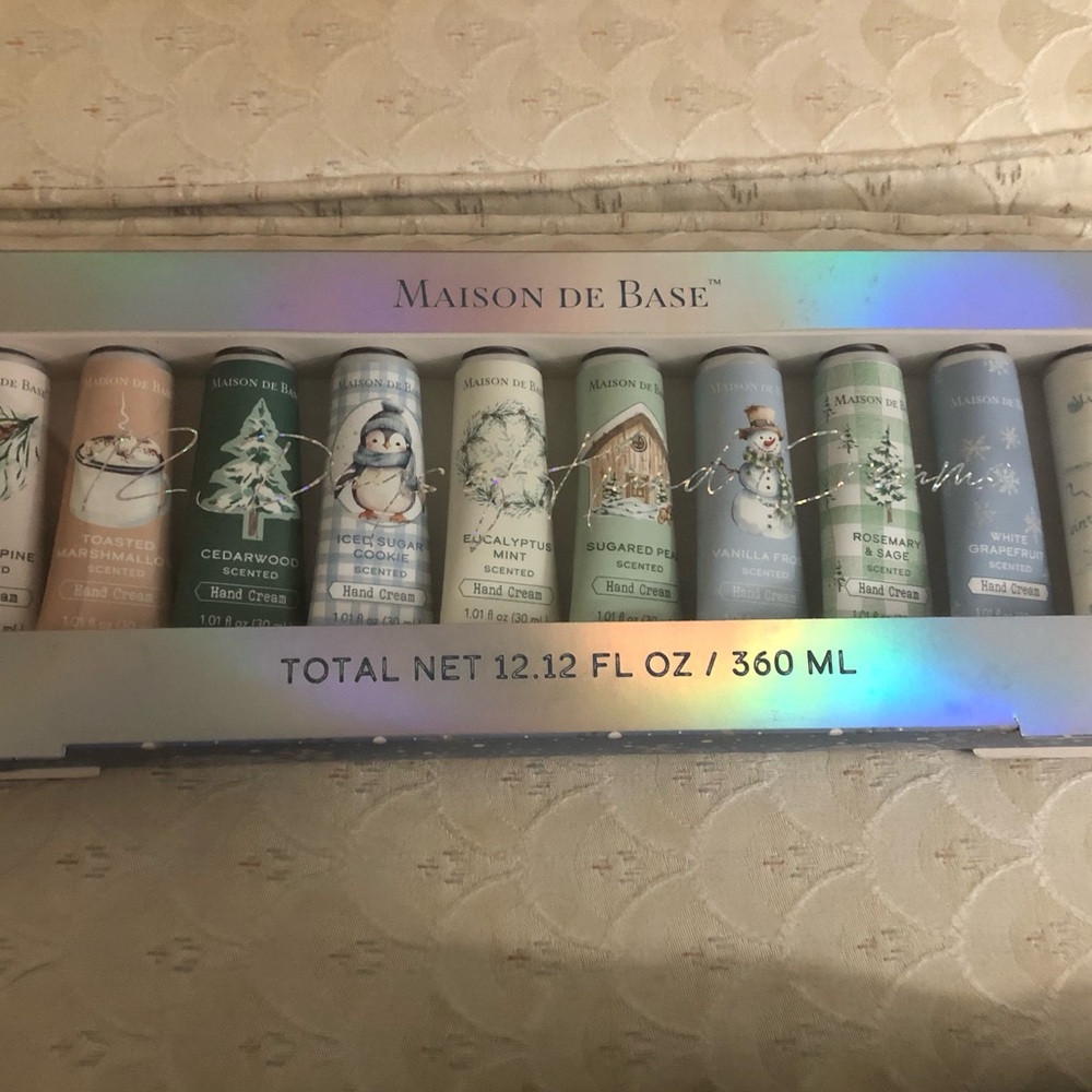 Maison de Base Holiday Hand Cream Set - Pastel Winter Scents